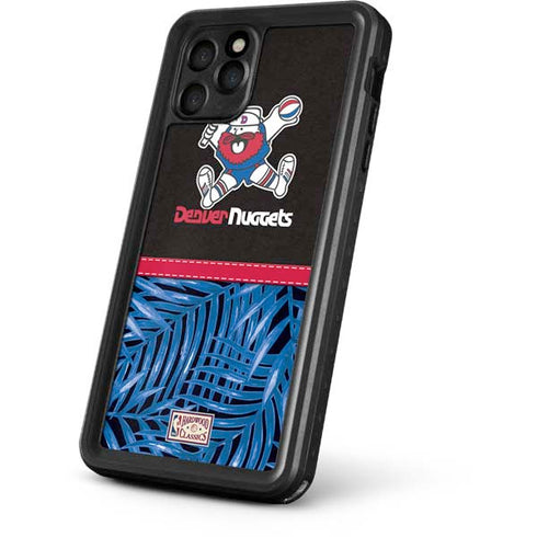 NBA Denver Nuggets Retro Palms iPhone 11 Pro Waterproof Case