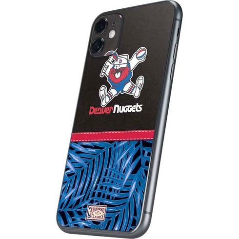 NBA Denver Nuggets Retro Palms iPhone 11 Skin