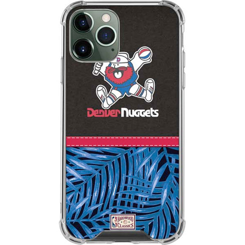 NBA Denver Nuggets Retro Palms iPhone 12 Pro Max Clear Case