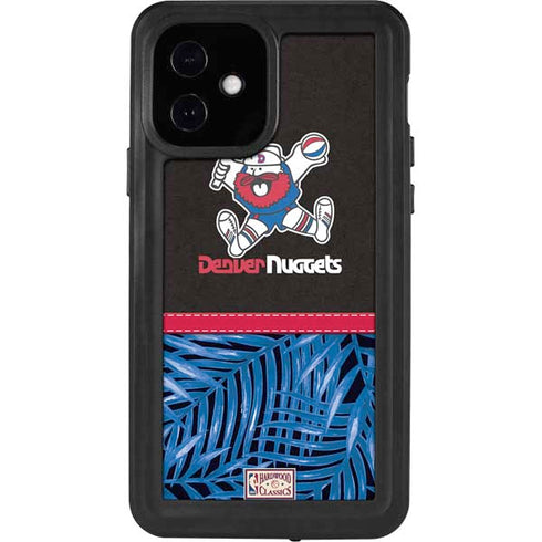 NBA Denver Nuggets Retro Palms iPhone 12 Waterproof Case