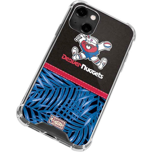 NBA Denver Nuggets Retro Palms iPhone 13 Clear Case