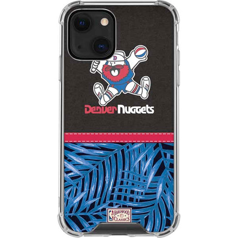 NBA Denver Nuggets Retro Palms iPhone 14 Clear Case