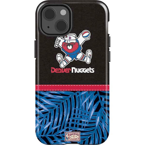 NBA Denver Nuggets Retro Palms iPhone 15 Impact Case