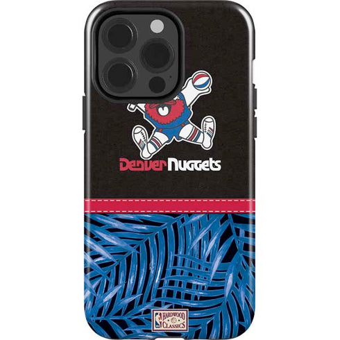 NBA Denver Nuggets Retro Palms iPhone 15 Pro Impact Case