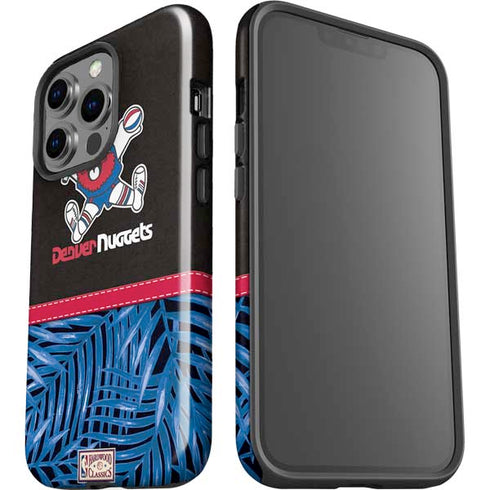 NBA Denver Nuggets Retro Palms iPhone 15 Pro Impact Case