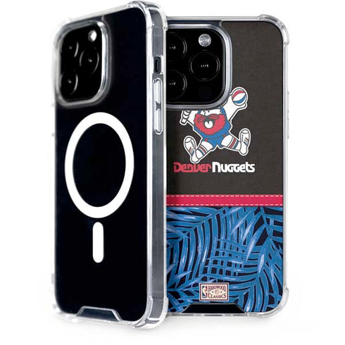 NBA Denver Nuggets Retro Palms iPhone 14 Pro MagSafe Case
