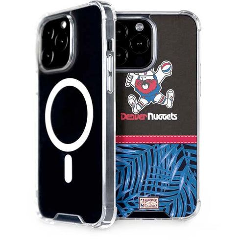 NBA Denver Nuggets Retro Palms iPhone 15 Pro Max MagSafe Case