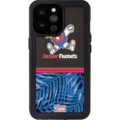 NBA Denver Nuggets Retro Palms iPhone 14 Pro Max Waterproof Case
