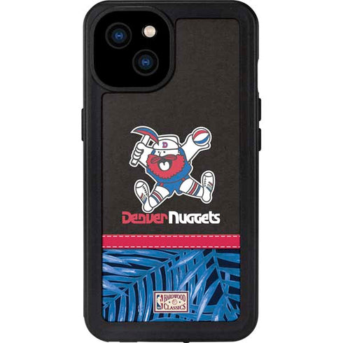 NBA Denver Nuggets Retro Palms iPhone 15 Plus Waterproof Case