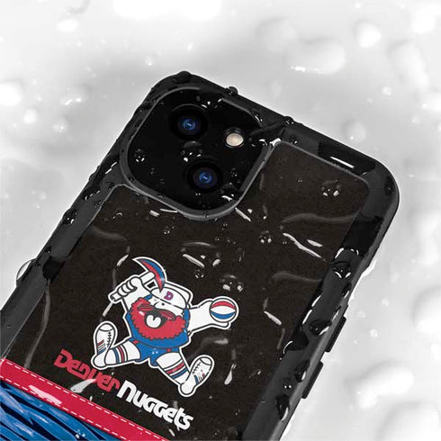 NBA Denver Nuggets Retro Palms iPhone 15 Waterproof Case