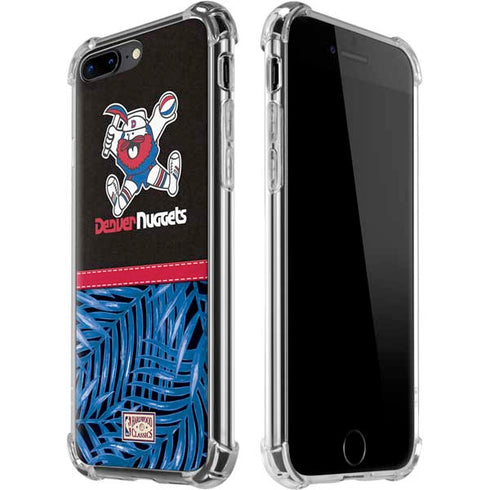 NBA Denver Nuggets Retro Palms iPhone 7/8 Plus Clear Case
