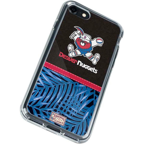 NBA Denver Nuggets Retro Palms iPhone SE (2nd & 3rd Gen) Clear Case
