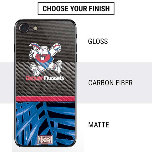 NBA Denver Nuggets Retro Palms iPhone SE (2nd & 3rd Gen) Skin