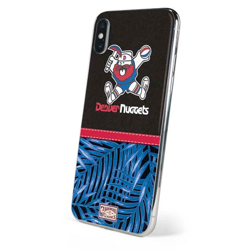 NBA Denver Nuggets Retro Palms iPhone XS Skin