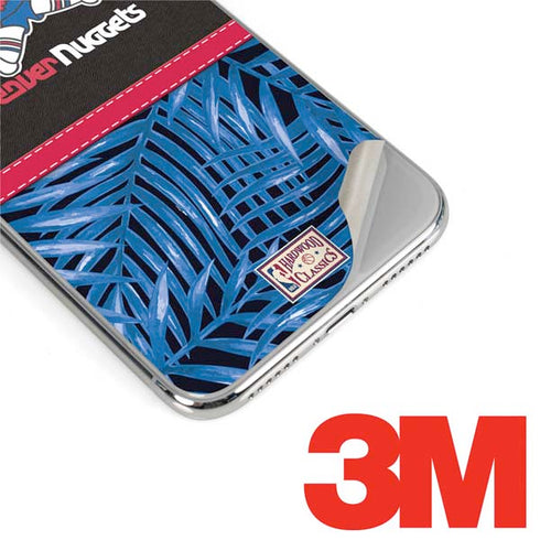 NBA Denver Nuggets Retro Palms iPhone XS Skin