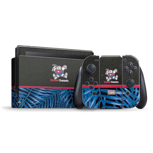 NBA Denver Nuggets Retro Palms Nintendo Switch Bundle Skin