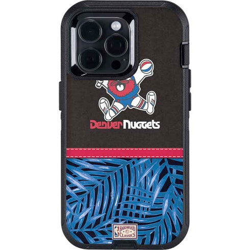 NBA Denver Nuggets Retro Palms Otterbox Defender iPhone Skin