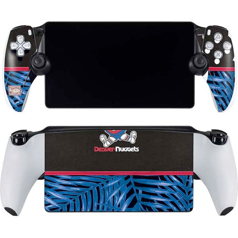 NBA Denver Nuggets Retro Palms PlayStation Portal Remote Player Skin