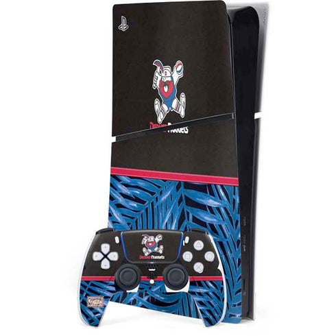 NBA Denver Nuggets Retro Palms PS5 Slim Digital Edition Console Skin