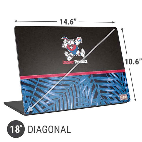 NBA Denver Nuggets Retro Palms Universal Laptop 18in (14.6 x 10.6in) Skin
