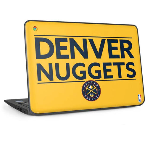 NBA Denver Nuggets Standard - Blue HP Chromebook Skin
