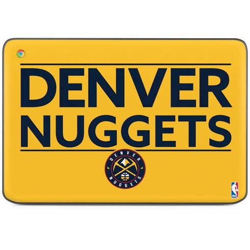 NBA Denver Nuggets Standard - Blue HP Chromebook Skin