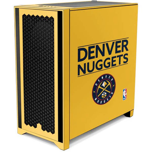 NBA Denver Nuggets Standard - Blue Corsair 4000D Tempered Glass Mid-Tower ATX Case Skin