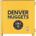 NBA Denver Nuggets Standard - Blue Corsair 4000D Tempered Glass Mid-Tower ATX Case Skin