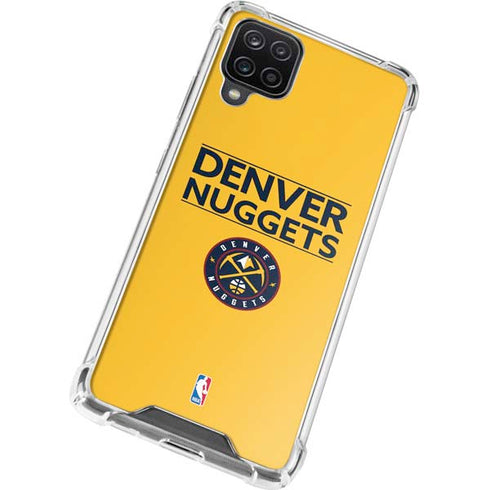 NBA Denver Nuggets Standard - Blue Galaxy A12 Clear Case