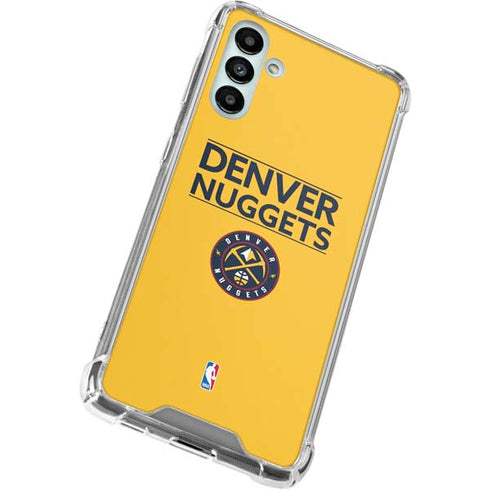 NBA Denver Nuggets Standard - Blue Galaxy A13 5G Clear Case