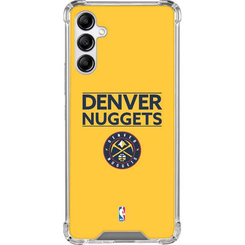 NBA Denver Nuggets Standard - Blue Galaxy A14 5G Clear Case