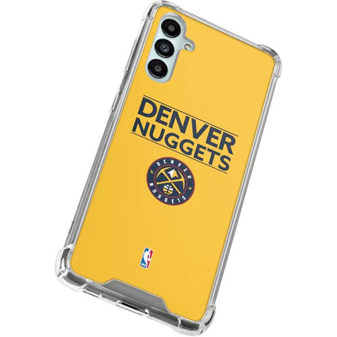 NBA Denver Nuggets Standard - Blue Galaxy A15 5G Clear Case