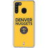 NBA Denver Nuggets Standard - Blue Galaxy A21 Clear Case