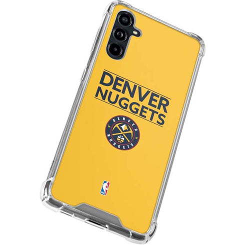 NBA Denver Nuggets Standard - Blue Galaxy A54 5G Clear Case