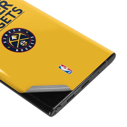 NBA Denver Nuggets Standard - Blue Galaxy Note 10 Plus Skin