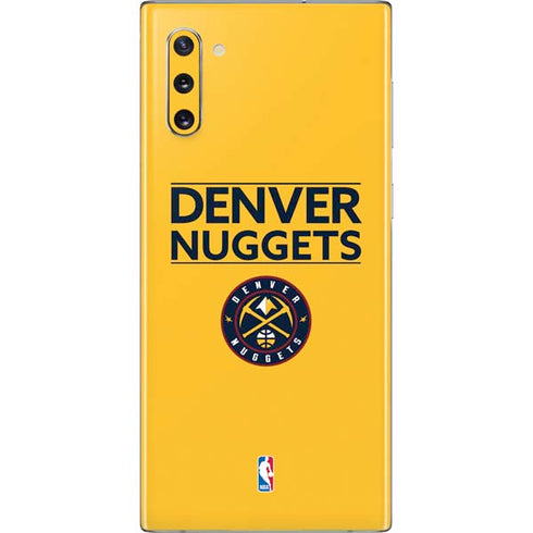 NBA Denver Nuggets Standard - Blue Galaxy Note 10 Skin
