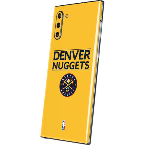 NBA Denver Nuggets Standard - Blue Galaxy Note 10 Skin