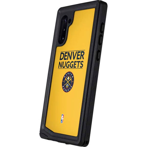NBA Denver Nuggets Standard - Blue Galaxy Note 10 Waterproof Case
