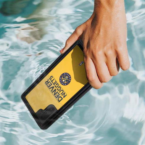 NBA Denver Nuggets Standard - Blue Galaxy Note 10 Waterproof Case