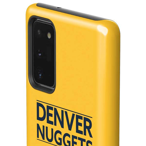 NBA Denver Nuggets Standard - Blue Galaxy Note20 5G Pro Case