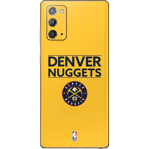 NBA Denver Nuggets Standard - Blue Galaxy Note20 5G Skin