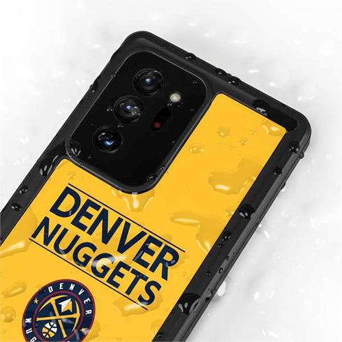 NBA Denver Nuggets Standard - Blue Galaxy Note20 Ultra 5G Waterproof Case