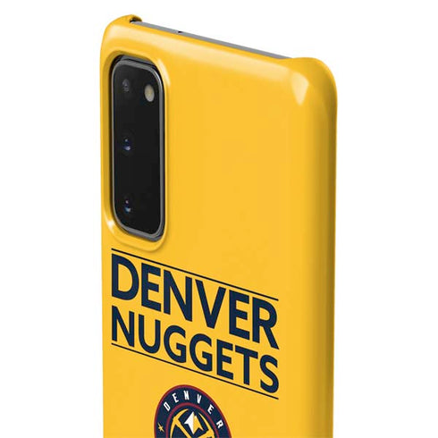 NBA Denver Nuggets Standard - Blue Galaxy S20 Lite Case