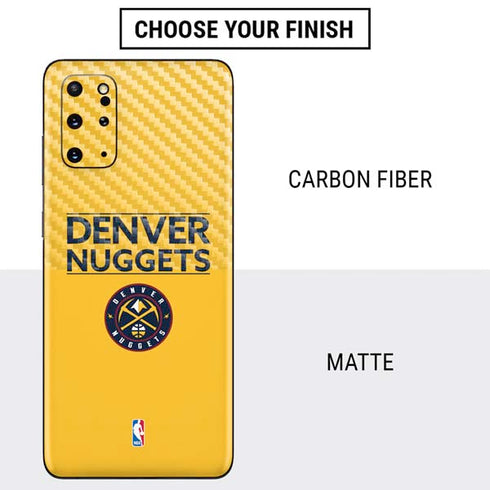 NBA Denver Nuggets Standard - Blue Galaxy S20 Plus Skin
