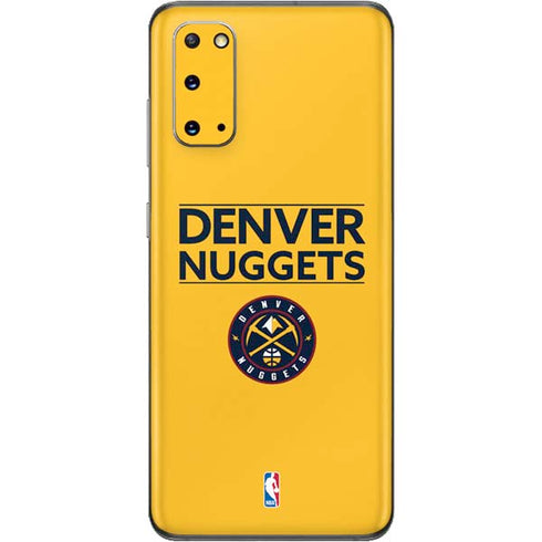NBA Denver Nuggets Standard - Blue Galaxy S20 Skin