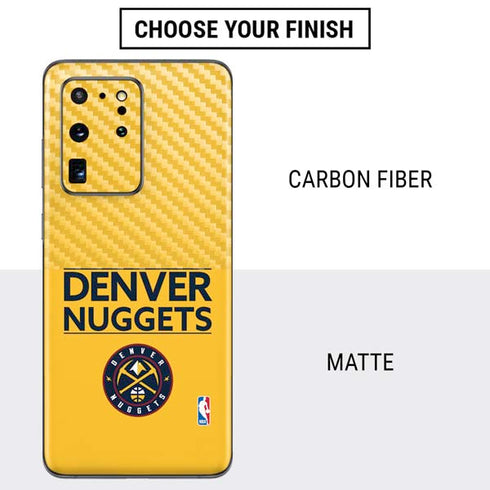 NBA Denver Nuggets Standard - Blue Galaxy S20 Ultra 5G Skin