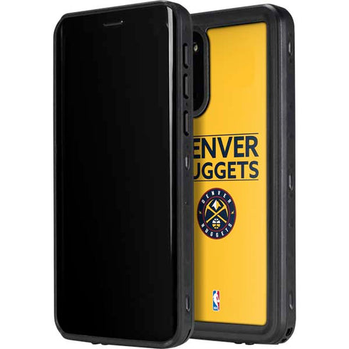 NBA Denver Nuggets Standard - Blue Galaxy S20 Waterproof Case