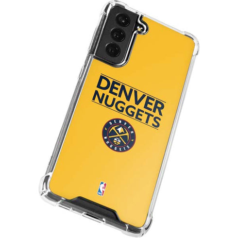 NBA Denver Nuggets Standard - Blue Galaxy S21 FE Clear Case