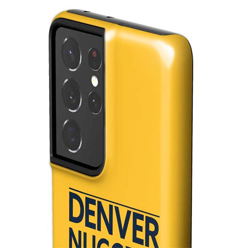 NBA Denver Nuggets Standard - Blue Galaxy S21 Ultra 5G Pro Case