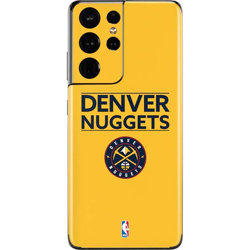 NBA Denver Nuggets Standard - Blue Galaxy S21 Ultra 5G Skin